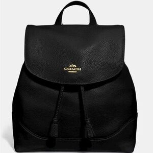 Coach Elle leather backpack purse